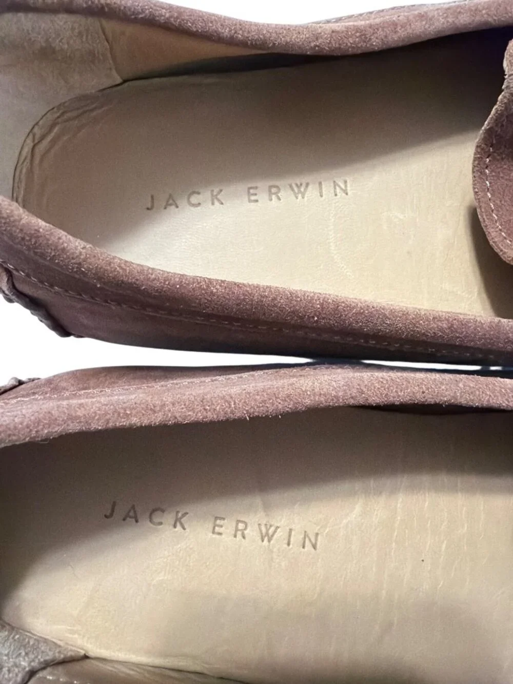 Jack Erwin Parker Mens Suede Driving Loafers